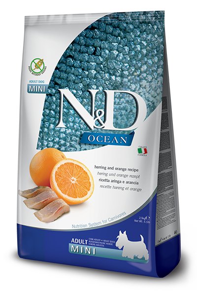 N&D海洋系列-无谷鲱鱼甜橙配方-小型犬成犬粮